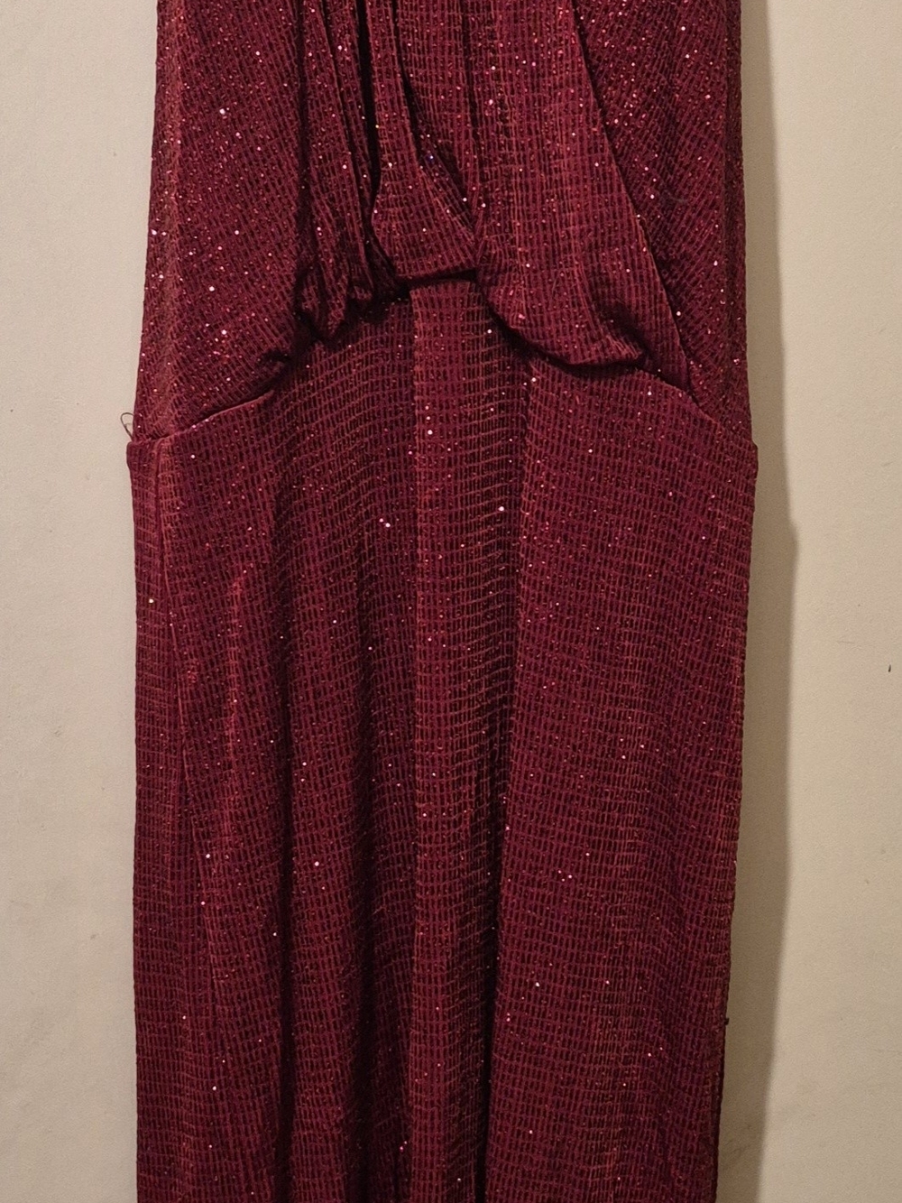 Guess Sparkling Red Wine Dress. Jessica Rabbit Vibes